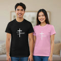 Live Right Be Right T-Shirt | Text Christian Faith Shirt, Christian Boho Shirt, Old Rugged Cross, Faith Shirt, Yeshua, Pastor gift