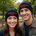 Embroidered JESUS:30 Take a Break with Jesus Knit Beanie | Embroidered Scripture Hat| Mothers day gift| Fathers Day gift
