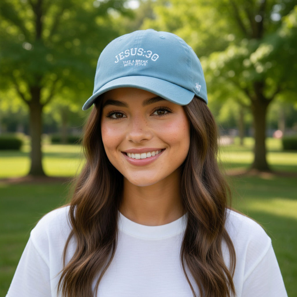 Embroidered Jesus:30 Take A Break With Jesus Hat| Christian Faith Cap, Fathers Day gift, Pastor gift