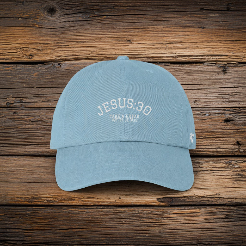 Embroidered Jesus:30 Take A Break With Jesus Hat| Christian Faith Cap, Fathers Day gift, Pastor gift