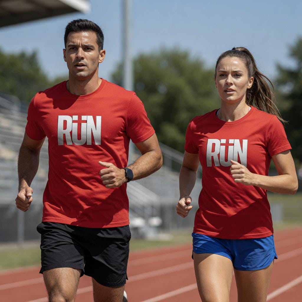 RUN Graphic Cross Graphic Running T-Shirt | Christian Faith Tee, Christian Boho Shirt, Faith Shirt, Yeshua shirt, mom dad