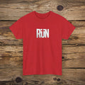 RUN Graphic Cross Graphic Running T-Shirt | Christian Faith Tee, Christian Boho Shirt, Faith Shirt, Yeshua shirt, mom dad