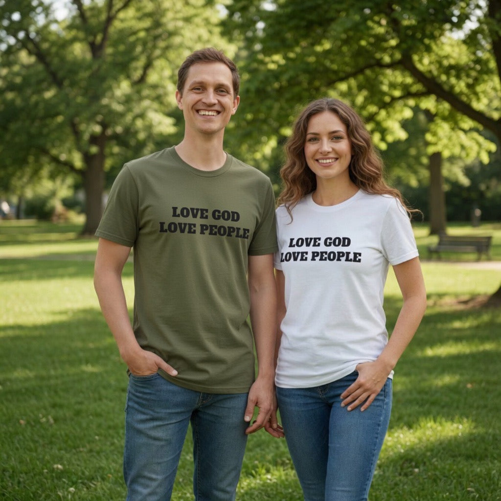 Love God Love People T-Shirt Greatest Commandment| Faith Christian tee, Religious Shirt, Christian Shirt, God Shirt, Church Gift, Christmas Gift, Faith Tee