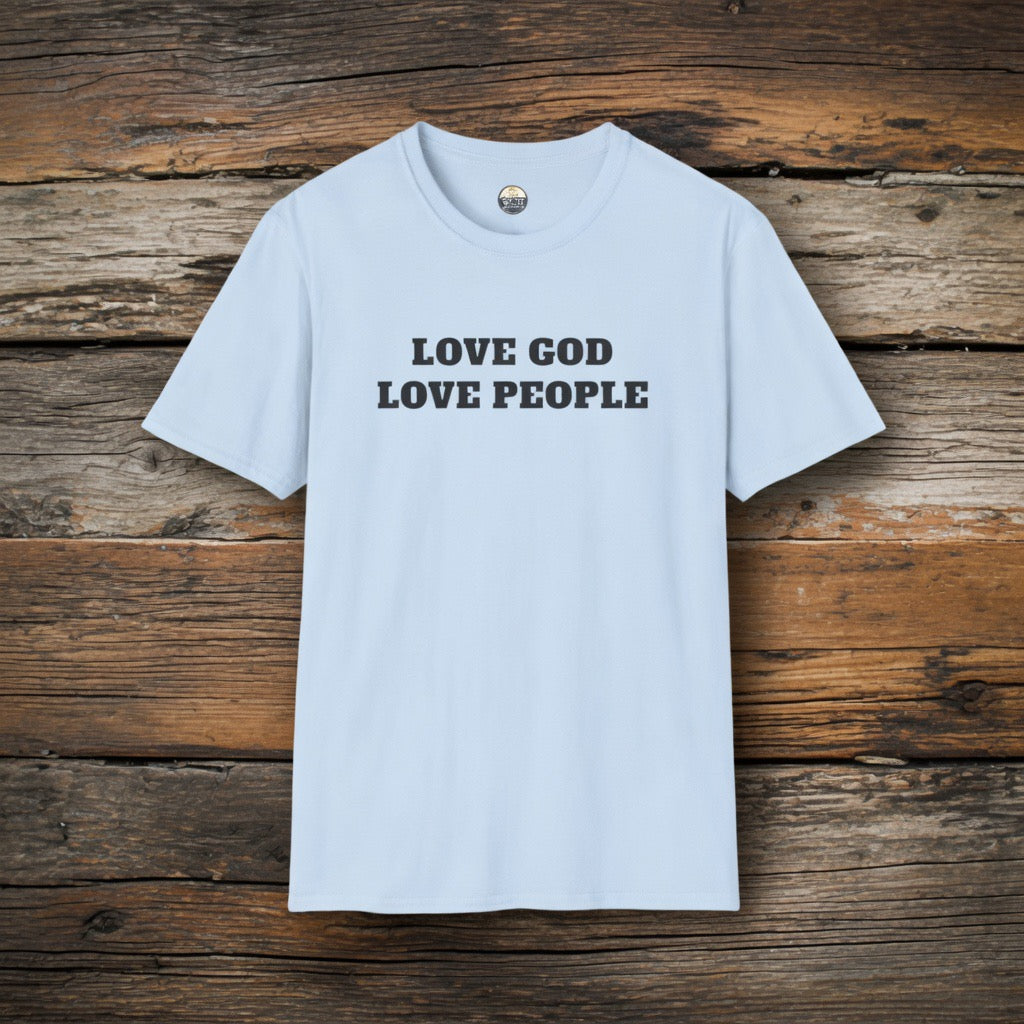Love God Love People T-Shirt Greatest Commandment| Faith Christian tee, Religious Shirt, Christian Shirt, God Shirt, Church Gift, Christmas Gift, Faith Tee