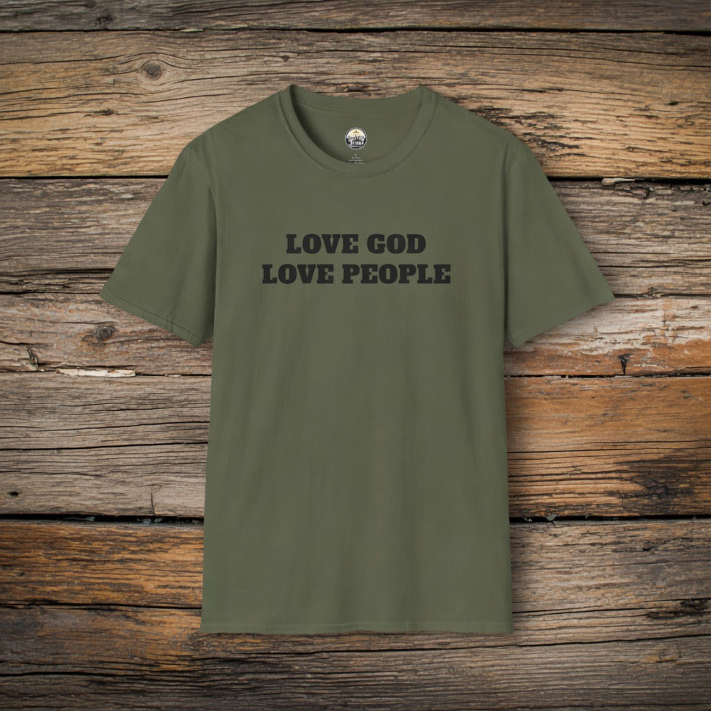 Love God Love People T-Shirt Greatest Commandment| Faith Christian tee, Religious Shirt, Christian Shirt, God Shirt, Church Gift, Christmas Gift, Faith Tee