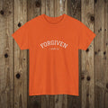Forgiven 1 John 1:9 Tee | Christian Faith Shirt, Jesus Loves You, Save a Life | Jesus Yeshua, John 3 16 University style