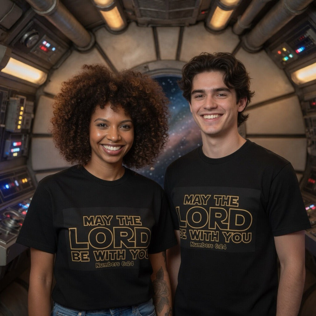 May the Lord Be With You Tee | Star Wars inspired | Christian Faith Scripture Shirt, Numbers May The Lord Bless you Shirt