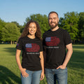America 250 In God We Trust Distressed American Flag Tee | USA Stars Stripes Graphic T-Shirt, Military Green Father Veteran Pastor Gift