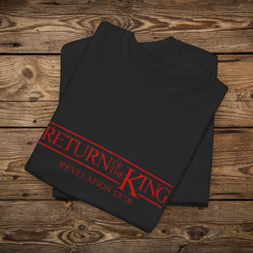 Return of the King t-shirt | Jesus King of Kings Revelation 19:16, Star Wars inspired | Christian Faith Scripture Shirt, Jedi